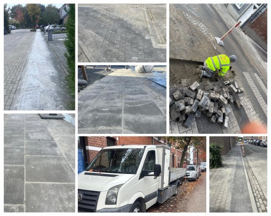 Aanleg van terrassen Sterrebeek (Zaventem), Vlaams-Brabant